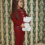 Konges Sløjd A/S KNITTED PANTS pomegranate