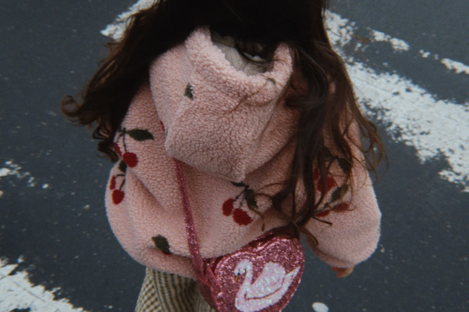 Konges Sløjd A/S TEDDY & FLEECE ma grande cerise