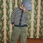 Konges Sløjd A/S KNITTED CARDIGANS blue stripe
