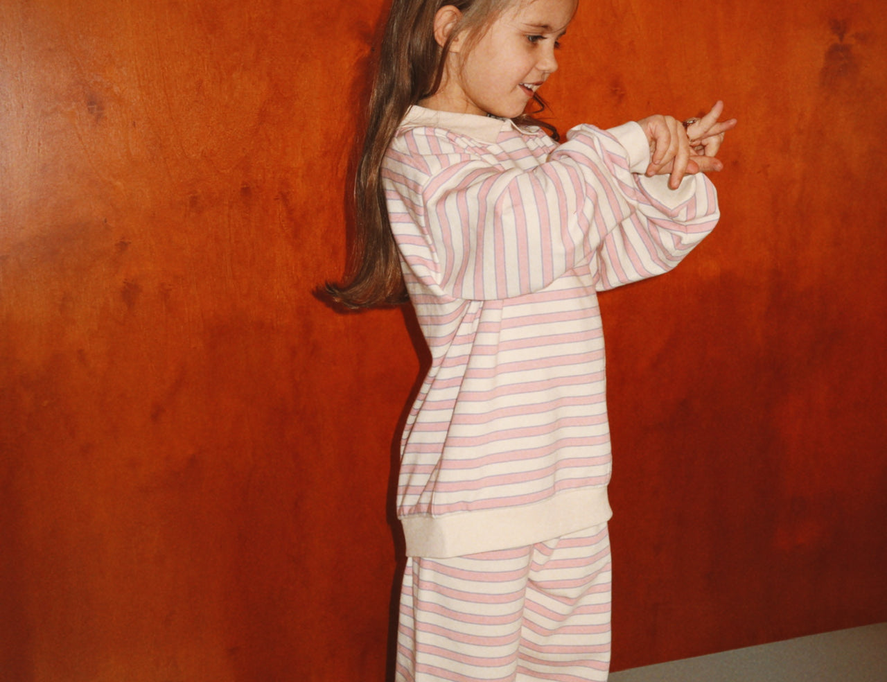 Konges Sløjd A/S JERSEY PANTS lolly stripe