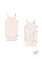 Konges Sløjd A/S BODYSTOCKINGS prato fiori aop/creole pink