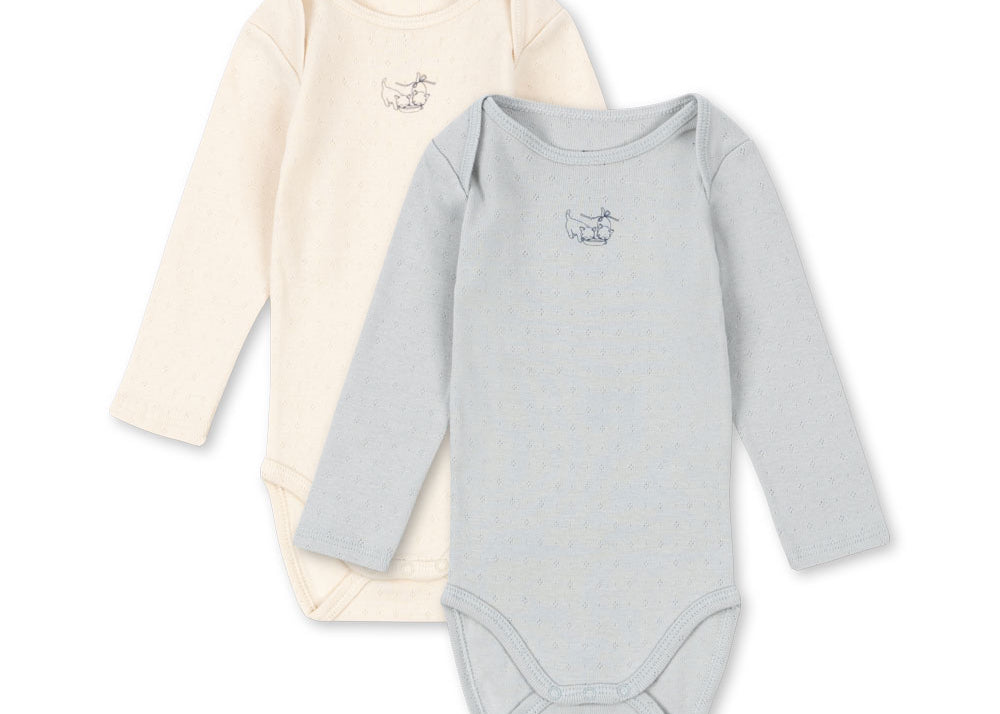 Konges Sløjd A/S BODYSTOCKINGS buttercream/pearl blue