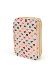 Konges Sløjd A/S PENCIL CASE coeur colorè frappe