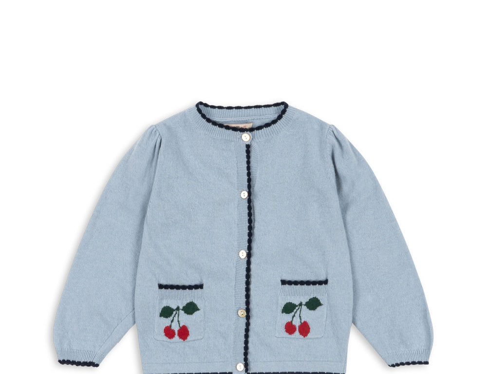 Konges Sløjd A/S KNITTED CARDIGANS blue fog
