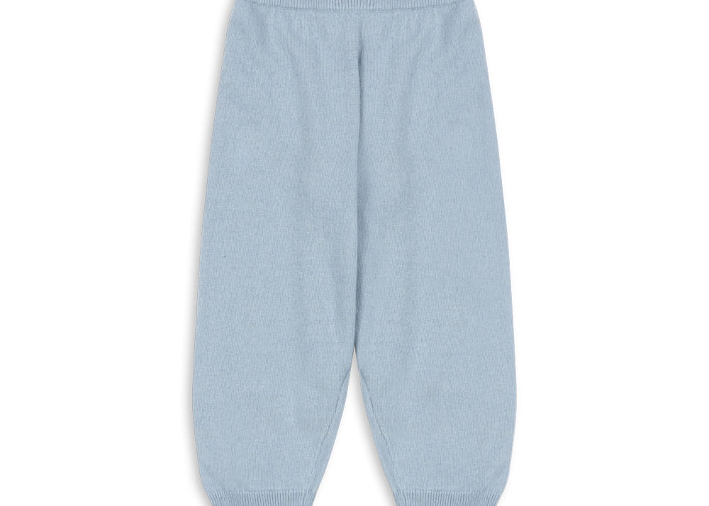 Konges Sløjd A/S KNITTED PANTS blue fog