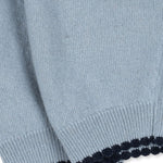 Konges Sløjd A/S KNITTED PANTS blue fog