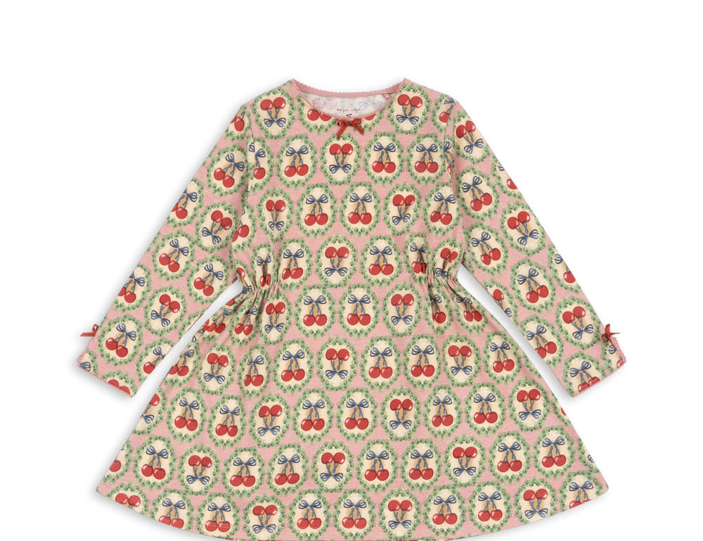 Konges Sløjd A/S JERSEY DRESSES cherry bow