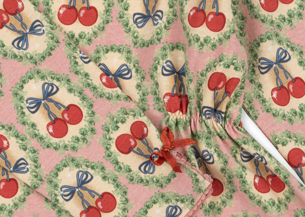 Konges Sløjd A/S JERSEY DRESSES cherry bow