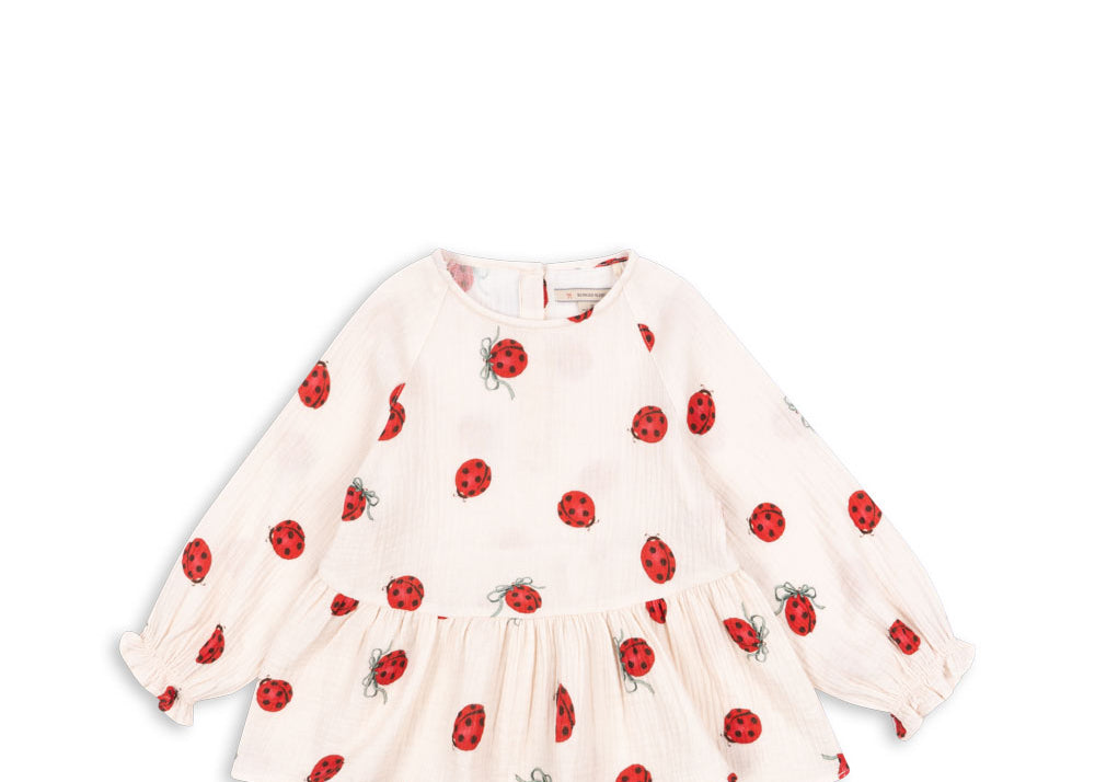 Konges Sløjd A/S WOVEN SHIRTS ladybug bow