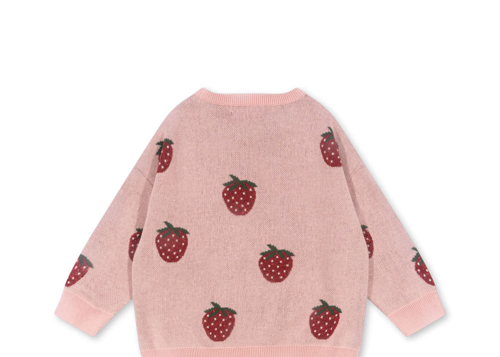 Konges Sløjd A/S KNITTED BLOUSES & VESTS strawberry