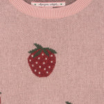 Konges Sløjd A/S KNITTED BLOUSES & VESTS strawberry