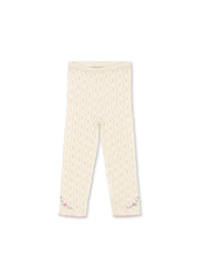 Konges Sløjd A/S KNITTED PANTS cream off white