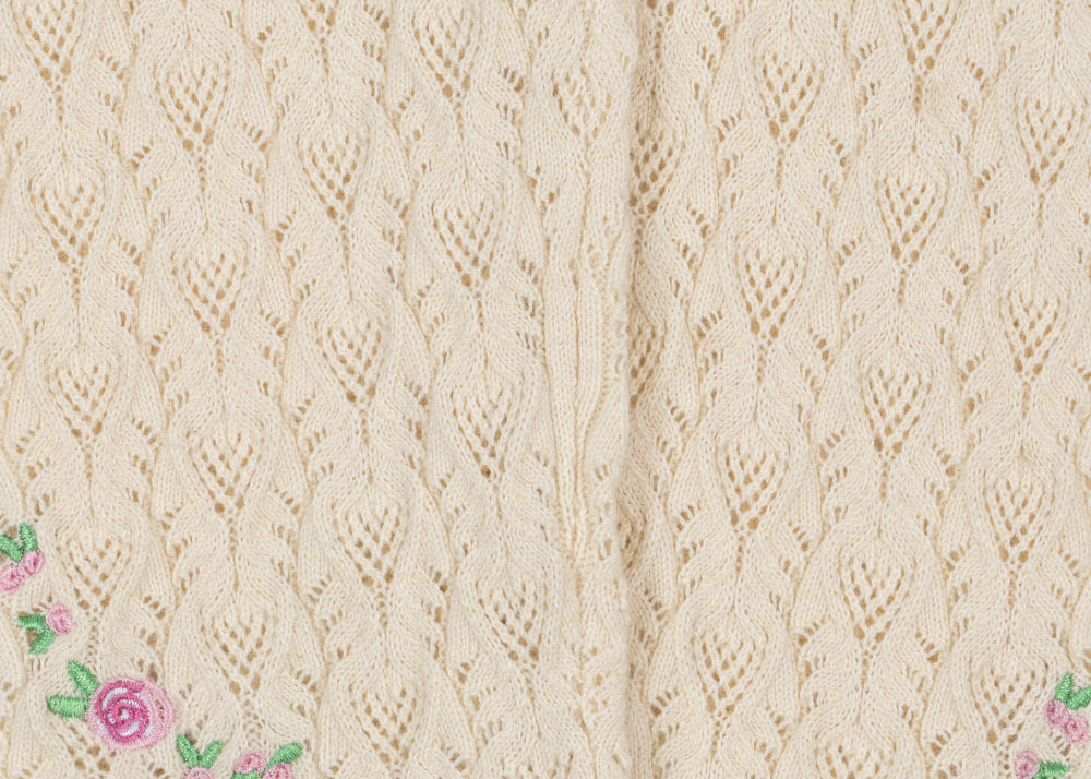 Konges Sløjd A/S KNITTED PANTS cream off white