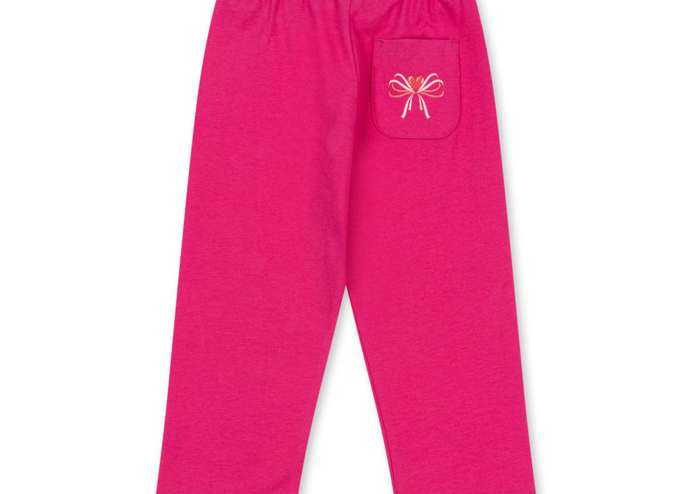 Konges Sløjd A/S JERSEY PANTS viva magenta