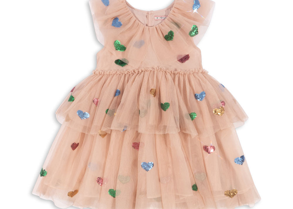 Konges Sløjd A/S WOVEN DRESSES coeur sequins