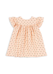 Konges Sløjd A/S WOVEN DRESSES cherry pink motif