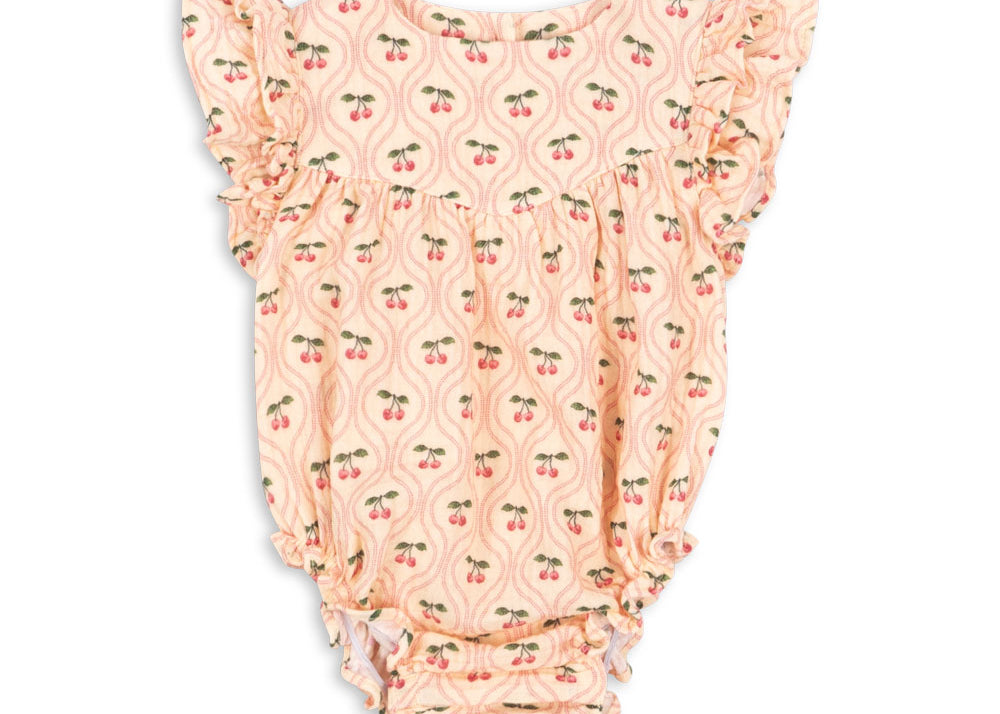 Konges Sløjd A/S WOVEN ROMPERS & JUMPSUITS cherry pink motif