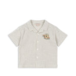 Konges Sløjd A/S WOVEN SHORT SLEEVE SHIRTS stripe bluie