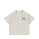 Konges Sløjd A/S WOVEN SHORT SLEEVE SHIRTS stripe bluie