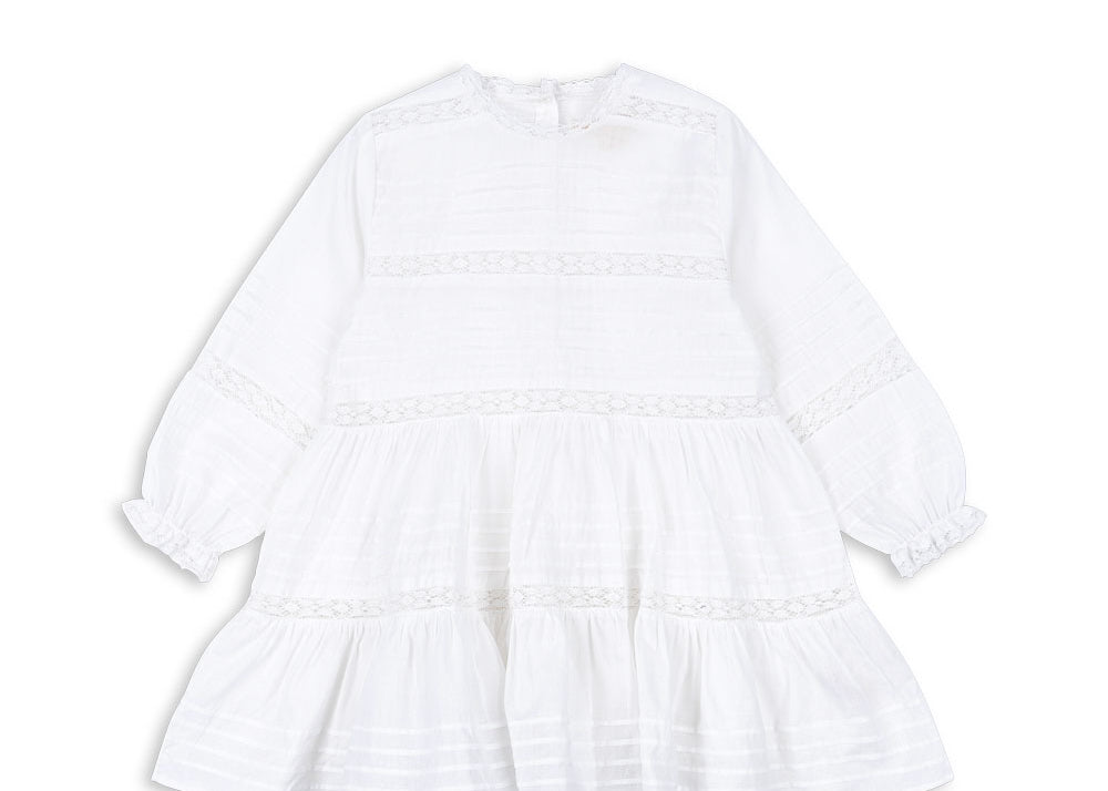 Konges Sløjd A/S WOVEN DRESSES optic white