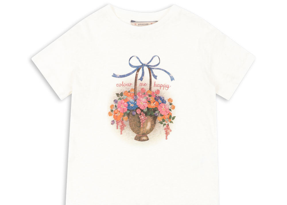 Konges Sløjd A/S JERSEY T-SHIRTS off white/basket