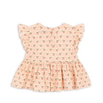 Konges Sløjd A/S WOVEN SHORT SLEEVE SHIRTS cherry pink motif
