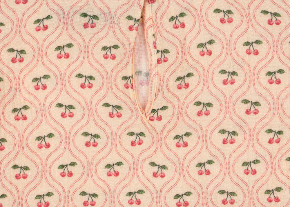 Konges Sløjd A/S WOVEN SHORT SLEEVE SHIRTS cherry pink motif