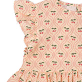 Konges Sløjd A/S WOVEN SHORT SLEEVE SHIRTS cherry pink motif