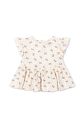 Konges Sløjd A/S WOVEN SHORT SLEEVE SHIRTS bow bleu