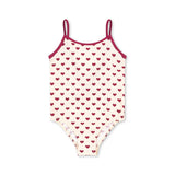 Konges Sløjd A/S SWIMSUITS coeur sangria