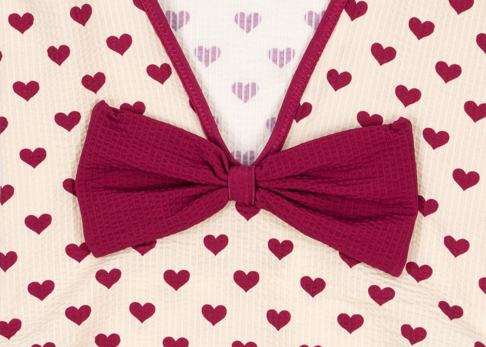 Konges Sløjd A/S SWIMSUITS coeur sangria