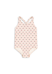 Konges Sløjd A/S SWIMSUITS cherry pink motif