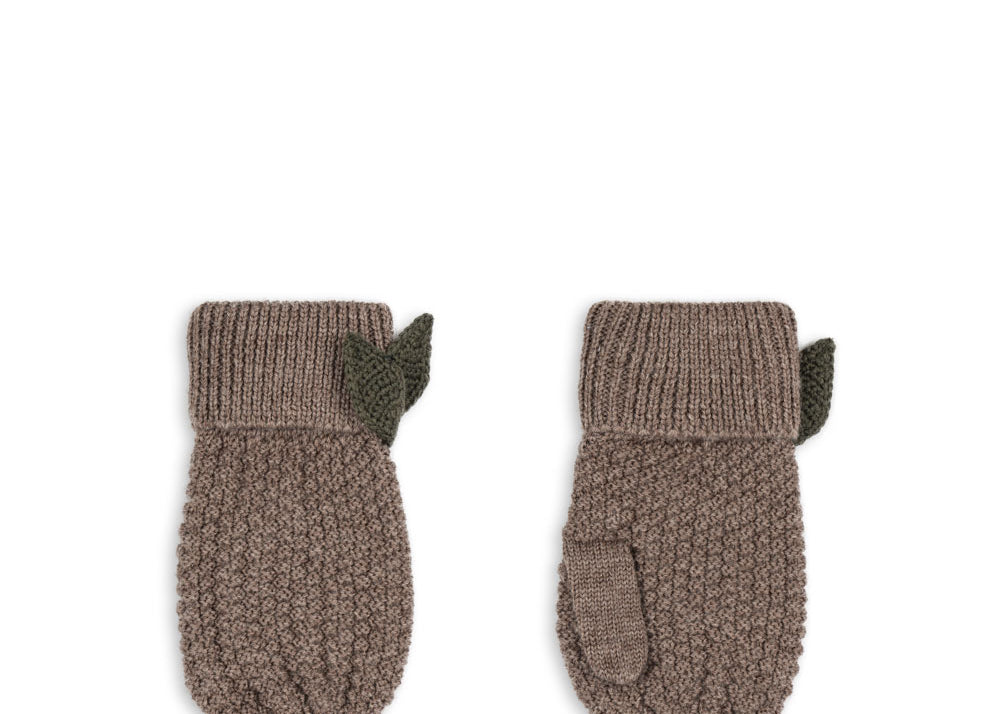 Konges Sløjd A/S MITTENS bunny brown melange