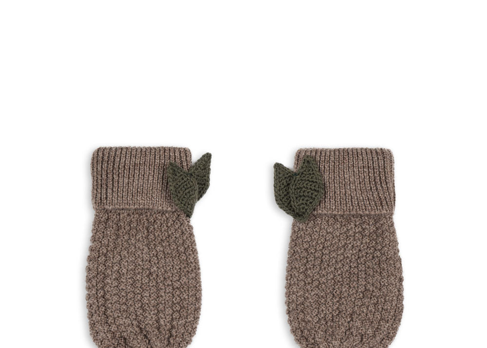 Konges Sløjd A/S MITTENS bunny brown melange