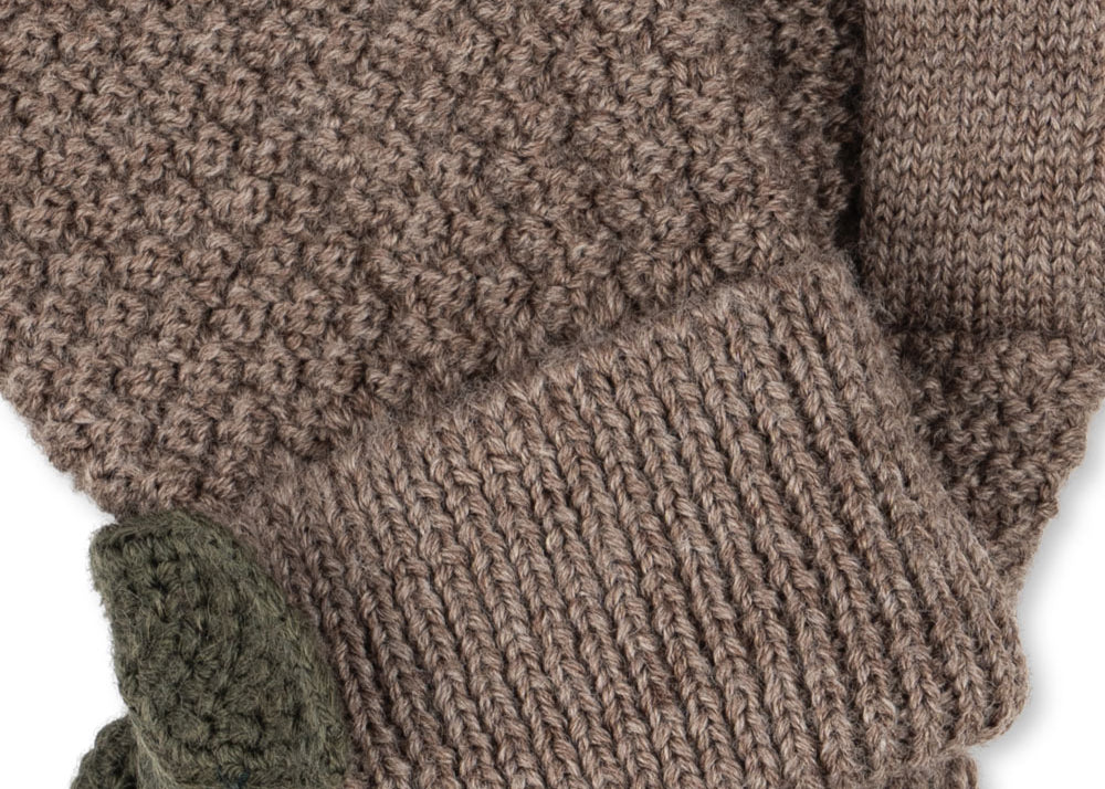 Konges Sløjd A/S MITTENS bunny brown melange