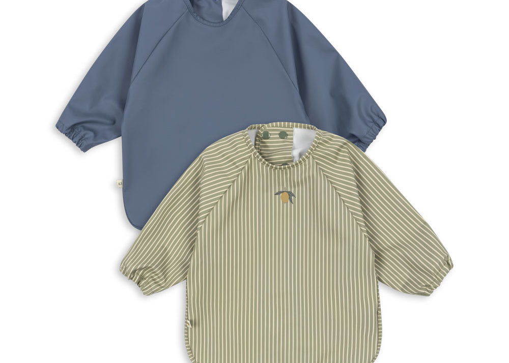Konges Sløjd A/S DINNER BIBS tea stripe/flint stone