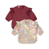 Konges Sløjd A/S DINNER BIBS coeur glitter/sangria