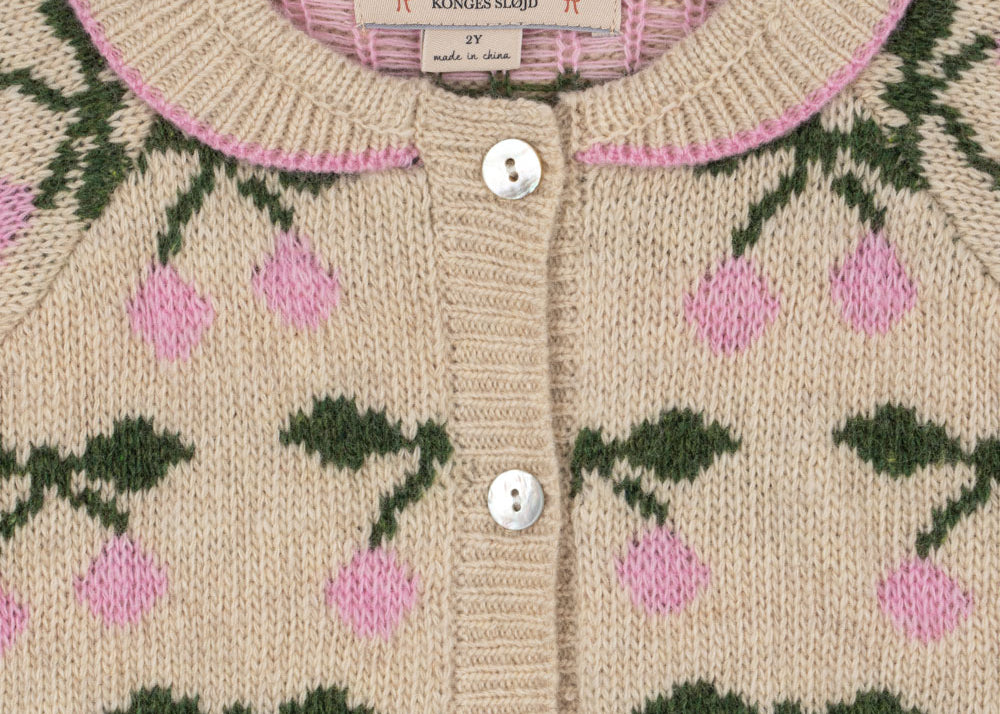 Konges Sløjd A/S KNITTED CARDIGANS cherry