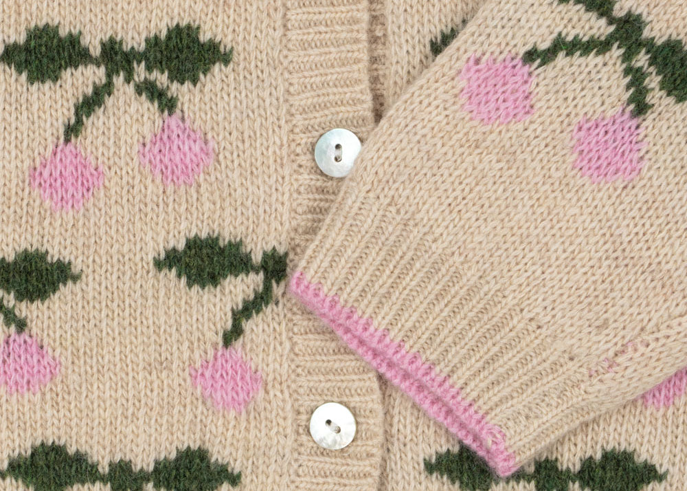 Konges Sløjd A/S KNITTED CARDIGANS cherry