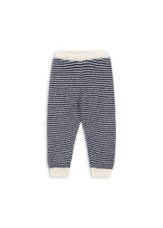Konges Sløjd A/S KNITTED PANTS ensign blue/buttercream
