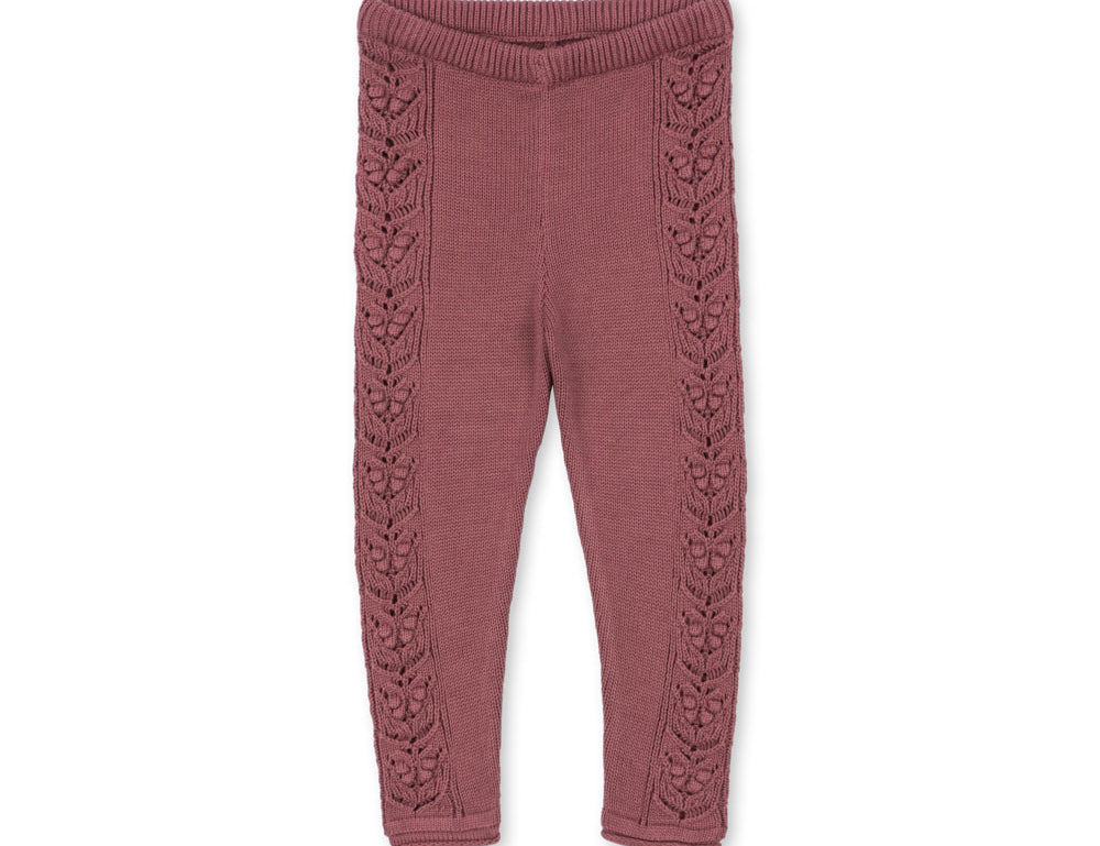 Konges Sløjd A/S KNITTED PANTS deco rose