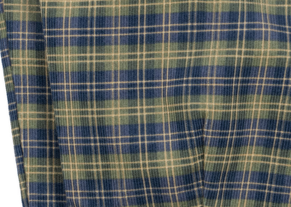 Konges Sløjd A/S WOVEN PANTS laurel blue check