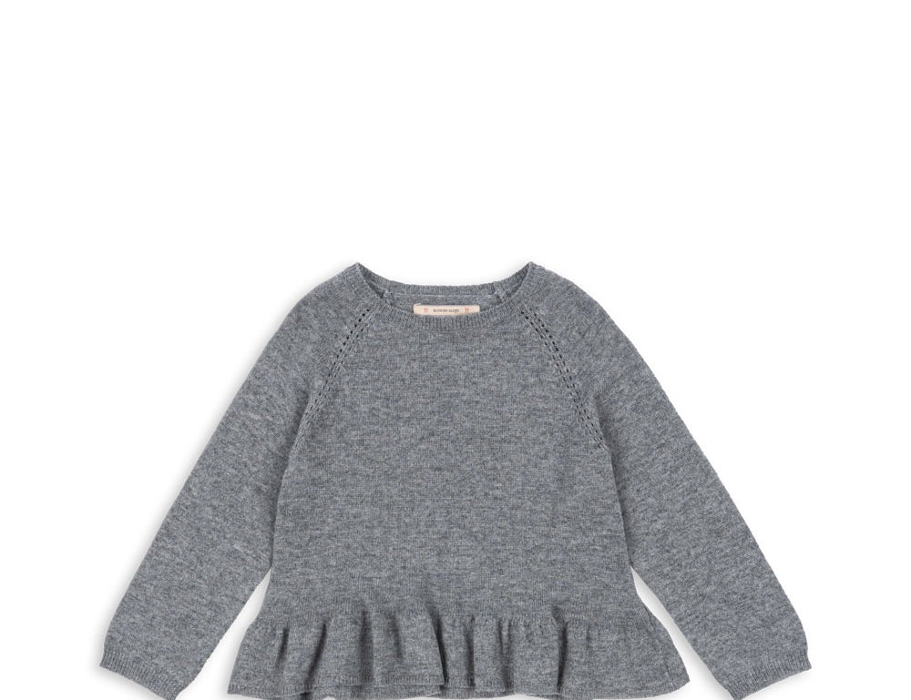 Konges Sløjd A/S KNITTED BLOUSES & VESTS grey melange