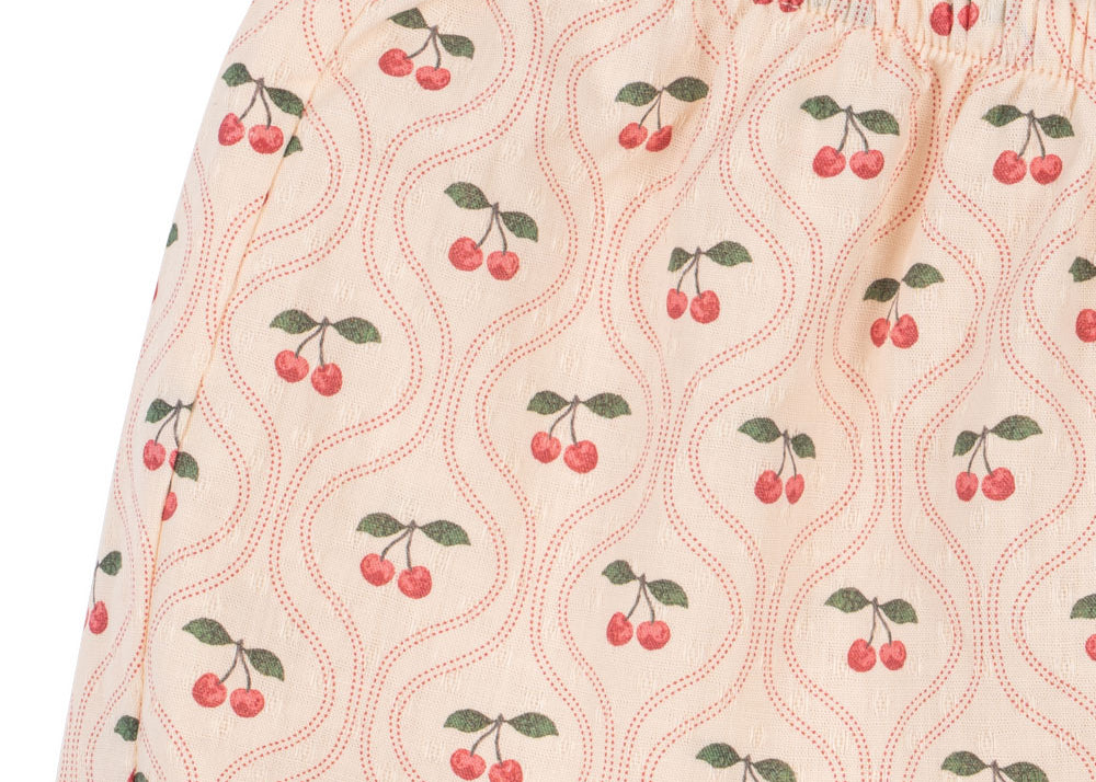 Konges Sløjd A/S WOVEN PANTS cherry pink motif