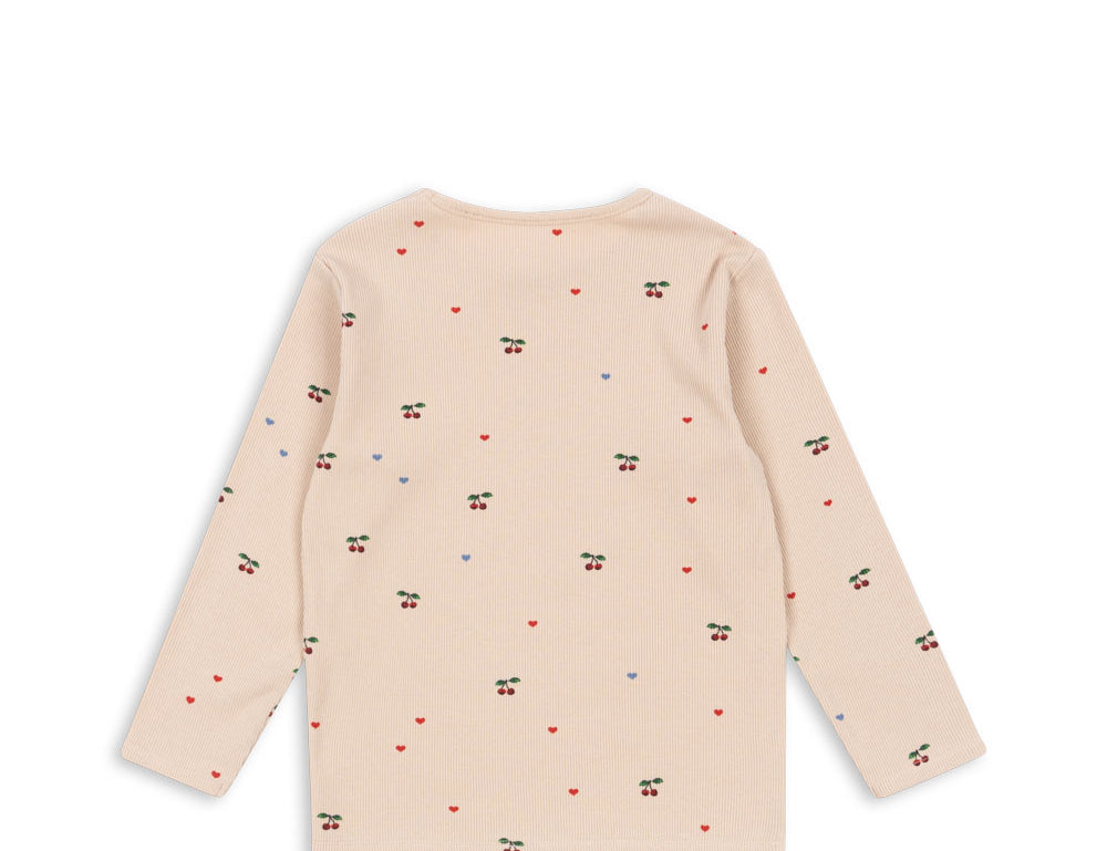 Konges Sløjd A/S JERSEY BLOUSES cherry coeur blush