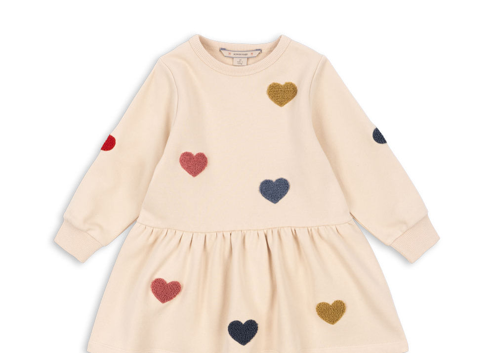 Konges Sløjd A/S JERSEY DRESSES multi heart