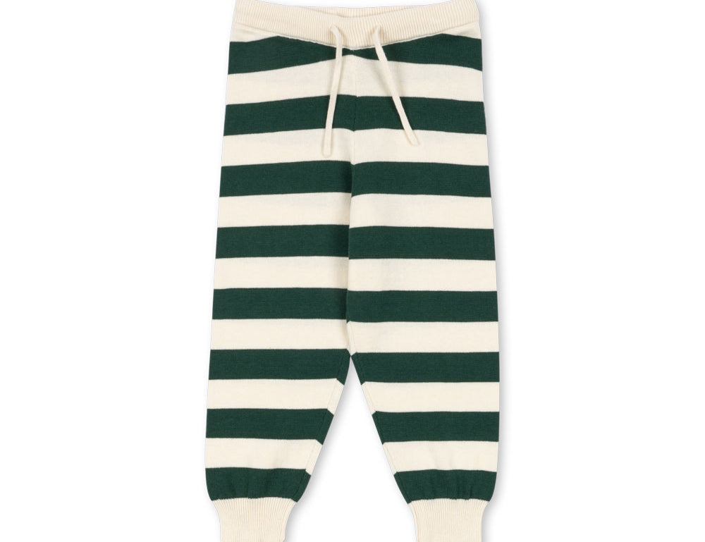 Konges Sløjd A/S KNITTED PANTS pine grove stripe