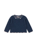 Konges Sløjd A/S KNITTED BLOUSES & VESTS ensign blue