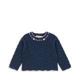 Konges Sløjd A/S KNITTED BLOUSES & VESTS ensign blue