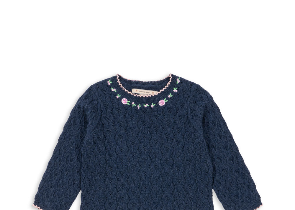 Konges Sløjd A/S KNITTED BLOUSES & VESTS ensign blue